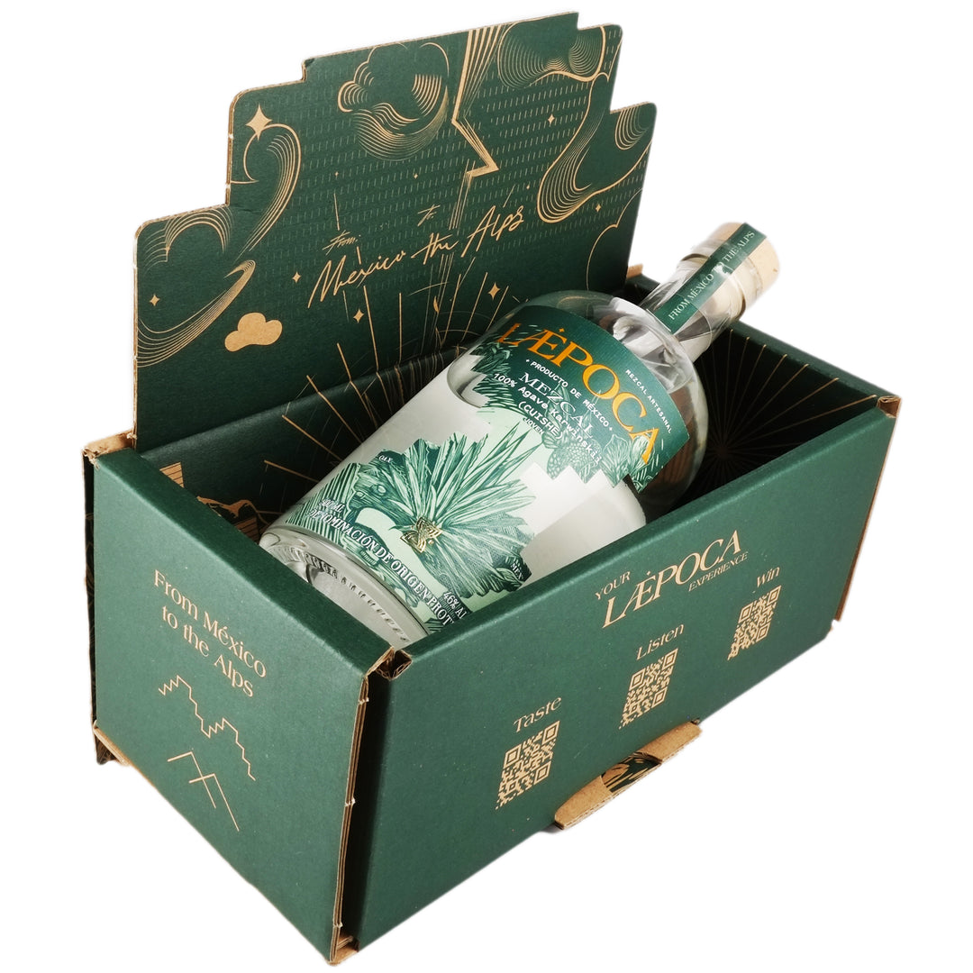 LÆPOCA Mezcal Cuishe | Von Mexiko in die Alpen | Handgefertigt | Joven & Artesanal | 500 ml & 46 % vol.