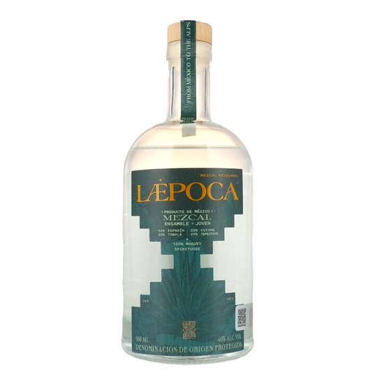 LÆPOCA Mezcal Ensamble | Von Mexiko in die Alpen | Handgefertigt | Joven & Artesanal | 500 ml & 46 % vol.